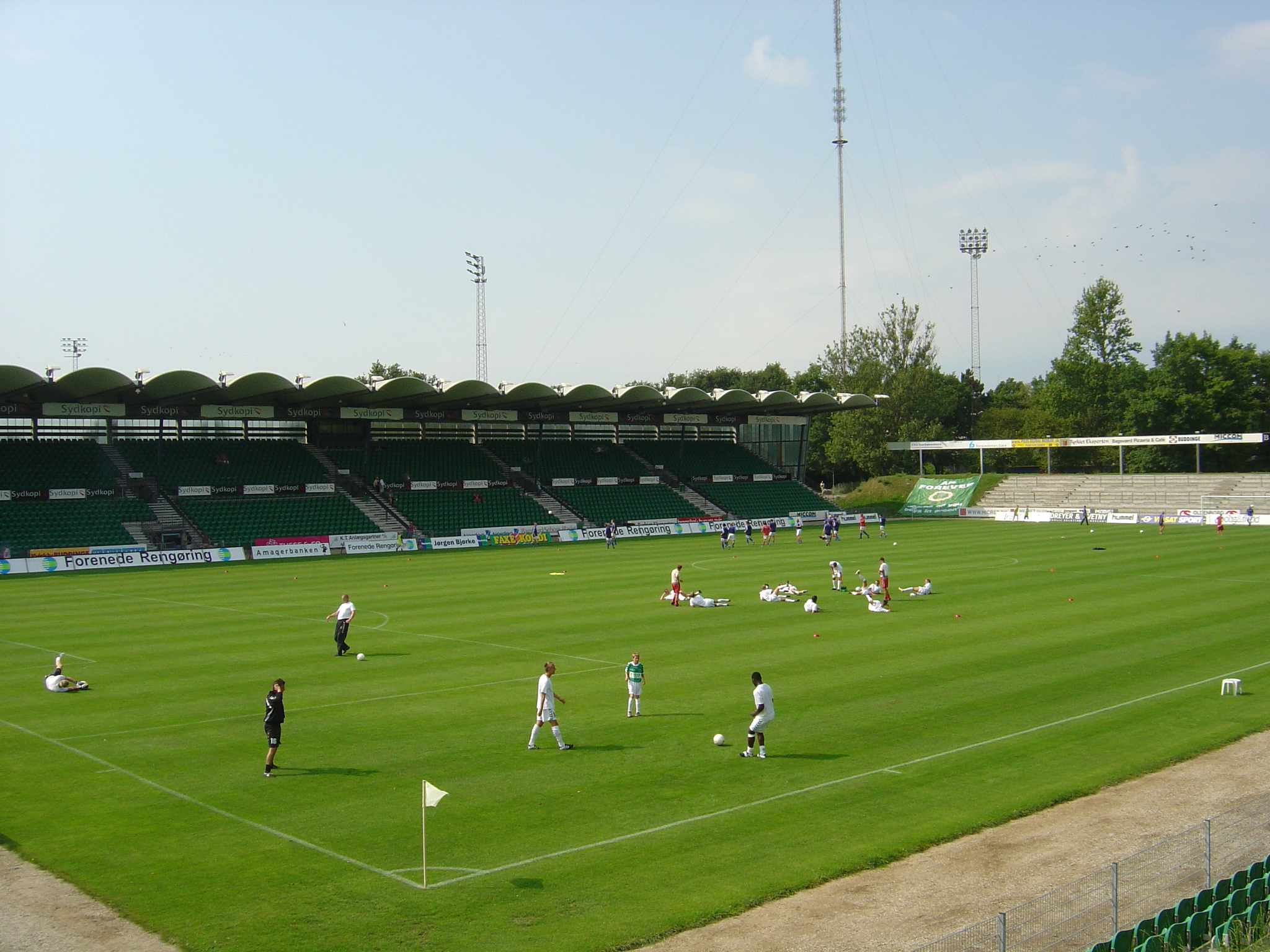 Gladsaxe Stadion opvarmning